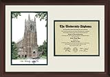 Diploma Frame & Lithograph Duke Blue Devils