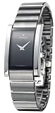 Movado -  0605394 - La Nouvelle - Montre Femme Acier -  Quartz Analogique -   Rectangle - Cadran Noir - Bracelet Acier