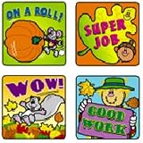 STICKERS FALL FUN 120 / PK ACID & - B000F8MG4U