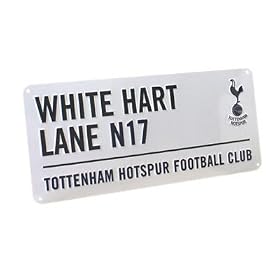 Tottenham Hotspur FC 'White Hart Lane' Street Sign