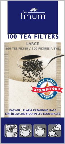 Finum 100 Tea Filters - Large - Brown