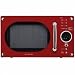 Touch Control Microwave Oven - Red