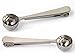 2pcs OPCC Premium Large Coffee Scoop, Coffee Scoop/Spoon with Bag Clip - Stainless Steel