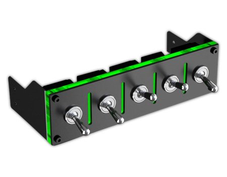 Lamptron Hummer 5-Port 12V Device On/Off Controller 100W per channel Black