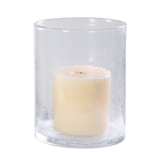 Hurricane Candleholders Clear Bubble Glass Hurricane Candle Holder