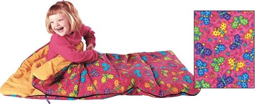 Childrens Toyshop  Toys : Bright Butterfly Kids Slumber Bag