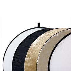 Delamax 5in1 Faltreflektoren Set - 80cm � - gold, silber, schwarz, wei� und Diffusor