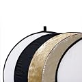 Delamax 5in1 Faltreflektoren Set - 107cm � - gold, silber, schwarz, wei� und Diffusor