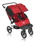 Baby Jogger City Classic Double Stroller, Red & Black