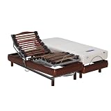Bultex sommier relaxation kronos 310, déclive manuelle, 16 cm - 1 pers. S 90*190