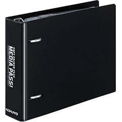 コクヨS&T CD/DVD用ファイル MEDIA PASS 黒 EDF-CME10D