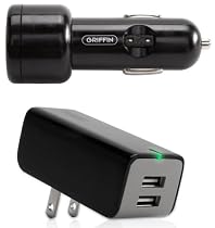 Griffin PowerDuo Universal Charger for USB-Charging Devices (Black)
