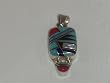 Multi Stone Jewelry Silver Pendant - PD-0059