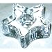 AzureGreen Glass Star Chime Candle Holder