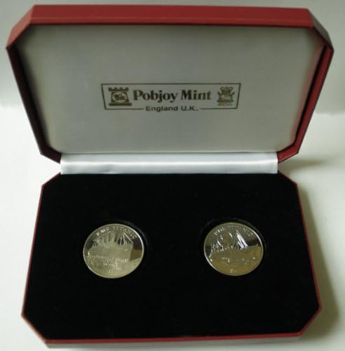Cupro Nickel 100th Anniversary of The RMS Titanic 2 Coin set