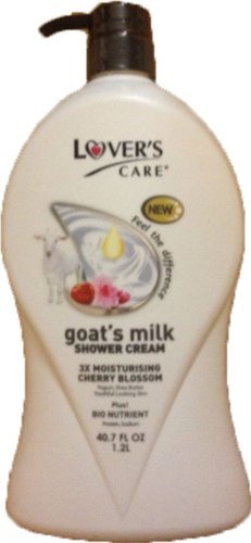 Lover's care goat's milk shower cream 40.7 oz (1200ml) -Cherry Blossom plus Bio Nutrient
