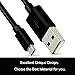 USB Cable, iSeeker 6ft(3-Pack) Premium High Speed USB 2.0 A Male to Micro B Sync and Charge Cables for Android, Samsung, HTC, Motorola, Nokia and More
