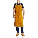 West Chester 7010 Heat Resistant Leather Apron, 24" Width x 42" Height, Tan