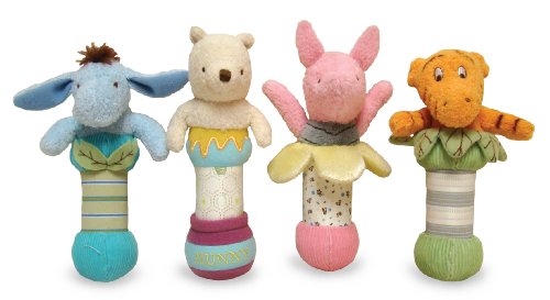 Kids Preferred Classic Pooh Stick Rattle, Styles May Vary, 0-36 Months