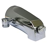 LASCO-Simpatico 82193C Bath Tub, Diverter Slip Fit Spout with 1/2 Inch Pipe Personal Shower Outlet F
