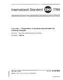 ISO 7764:1985, Iron ores -- Preparation of predried test samples for chemical analysis