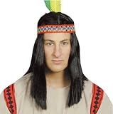 Review Pams  / Indian Brave Wig with Feather and Headband