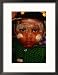 Boy with Paste of Thanakha Tree Bark on Face, Looking at Camera, Myanmar (Burma) Framed Photographic Poster Print by Frank Carter, 17x21