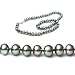 AugustinaJewelry Single Strand 18 Inch 7.0-8.0mm Black Semi-Round Freshwater Cultured Pearl Necklace