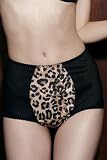 Fleur Of England FT 691 Kitty Leopard Print Mesh Shortie