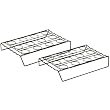Cupcake Cone Baking Rack: Dishwasher Safe Non-Stick Cooking Unit (Set of 2)