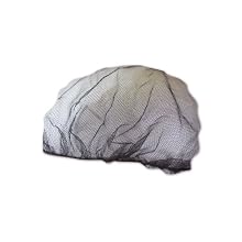 Keystone 2020BN Brown Adjustable Cap Co Lightweight Nylon Mesh Disposable Hairnet, 20" Diameter (Case of 1000)