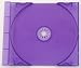 100 Frosted Purple Colored Replacement CD Trays / Inserts for CD Jewel Boxes! #CDIS80FPR - Fits any standard size 10mm Jewel Box!