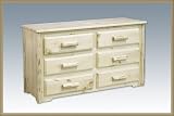 Montana Woodworks MW6D Six Drawer Dresser, Ready to Finish