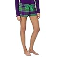 Xhilaration&reg; Juniors Flannel Sleep Boxer - Violet Wave Plaid
