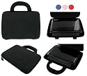 Assorted Colors - Executive Nylon Cube Case Compatible with Acer Aspire One 8.9" Mini Laptop - Compatible with - 3Cell and 6Cell Extended Battery ONLY (Acer Aspire One Laptop NOT included)