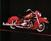 1941 RED INDIAN MOTORCYCLE POSTER VINTAGE ART PRINT