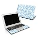 Turquoise Hibiscus Design Skin Decal Sticker for Apple MacBook PRO 13"" Aluminum (w/ SD card slot released in 2009)