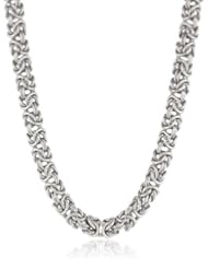 Steeling Beauty Byzantine Chain Necklace, 20"