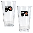 Philadelphia Flyers NHL 2pc Pint Ale Glass Set - Primary Logo by Great American Products