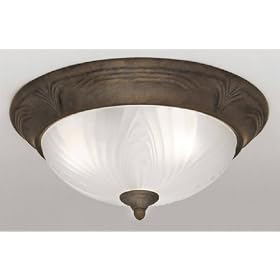 Designers Fountain 5420M-DB Prima Bravo Ceiling Light Distressed Bronze 13 w. x 5-1 2 h. by Designers Fountain
