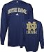 Notre Dame Fighting Irish Navy Adidas Relentless Long Sleeve T-Shirt