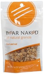 Bear Naked All Natural Granola, Fruit and Nut, 2-Ounce Pouches (Pack of 12)