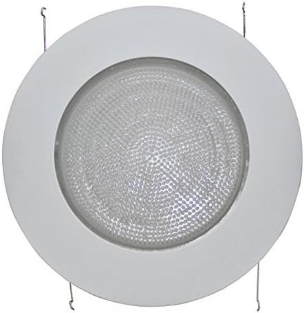 6” INCH RECESSED CAN LIGHT SHOWER TRIM FROSTED GLASS ALBALITE LENS - Replaces JUNO 20-PW
