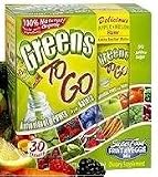 Greens to Go SuperFood Fruit & Veggie Mix 30 ct 8oz packets (2 pack, 60 total)