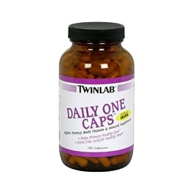 TwinLab - Daily One Caps without Iron, 180 capsules