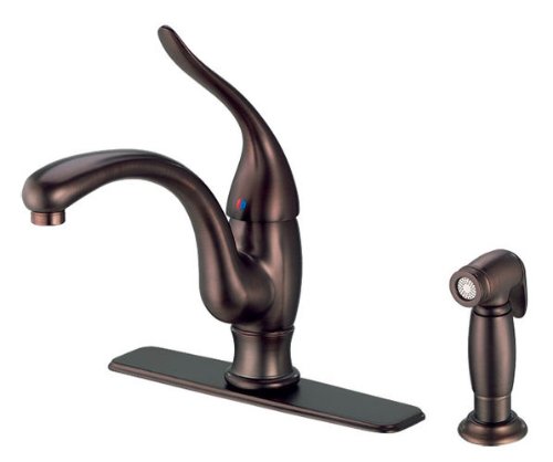 Antioch Single Handle Kitchen Rub Bronze