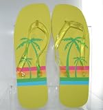 Marc Gold Ladies Palm Tree Fashion Flip Flop