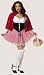Sexy Little Red Hot Riding Hood Costume Fairy Tale Costume
