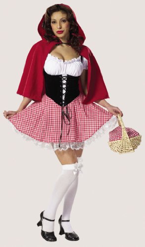 Sexy Little Red Hot Riding Hood Costume Fairy Tale Costume