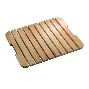 KOHLER K-6027-NA Bayview Wood Grate Shelf for Sink Stand by